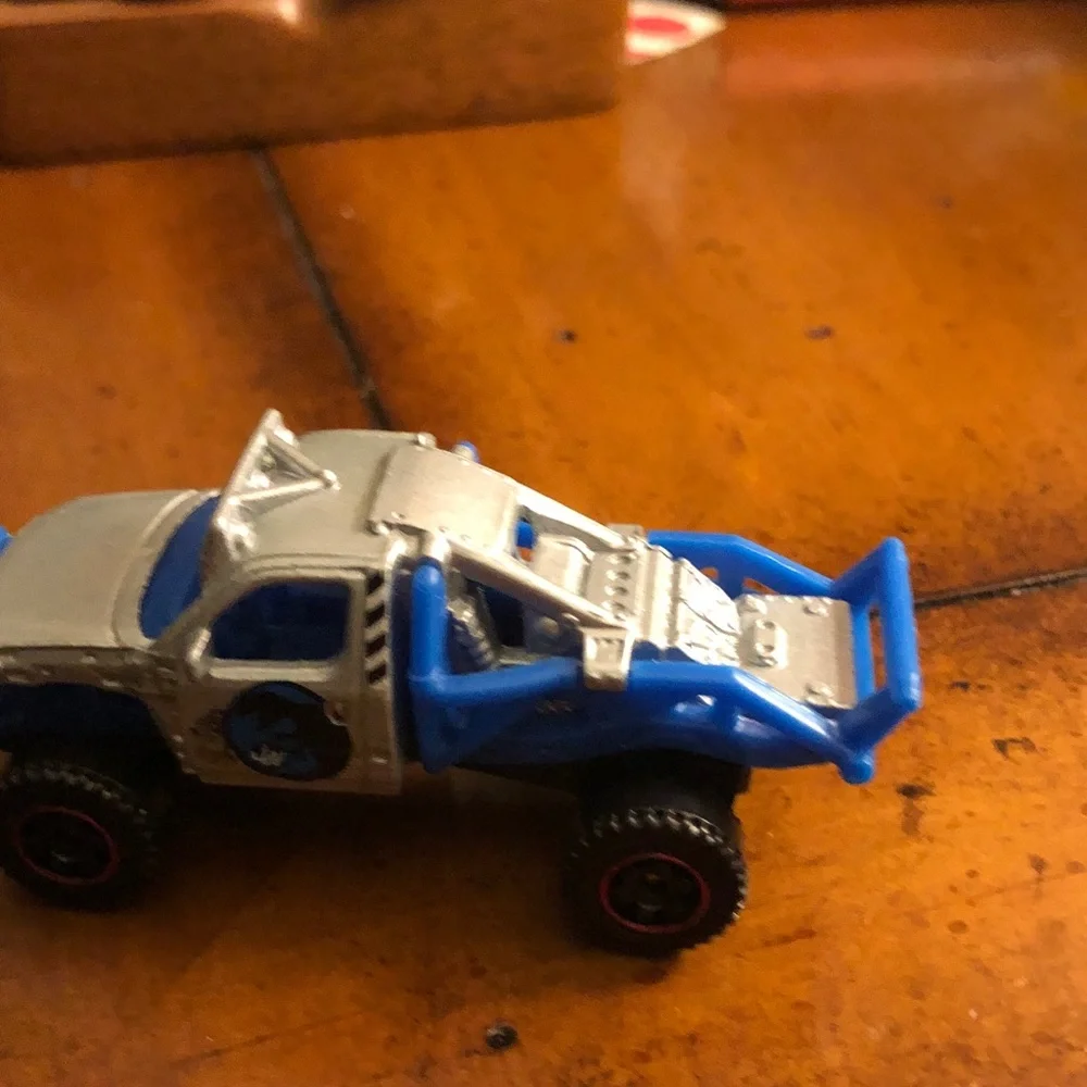 Blue & White Kids Toy Truck - Brand Unknown